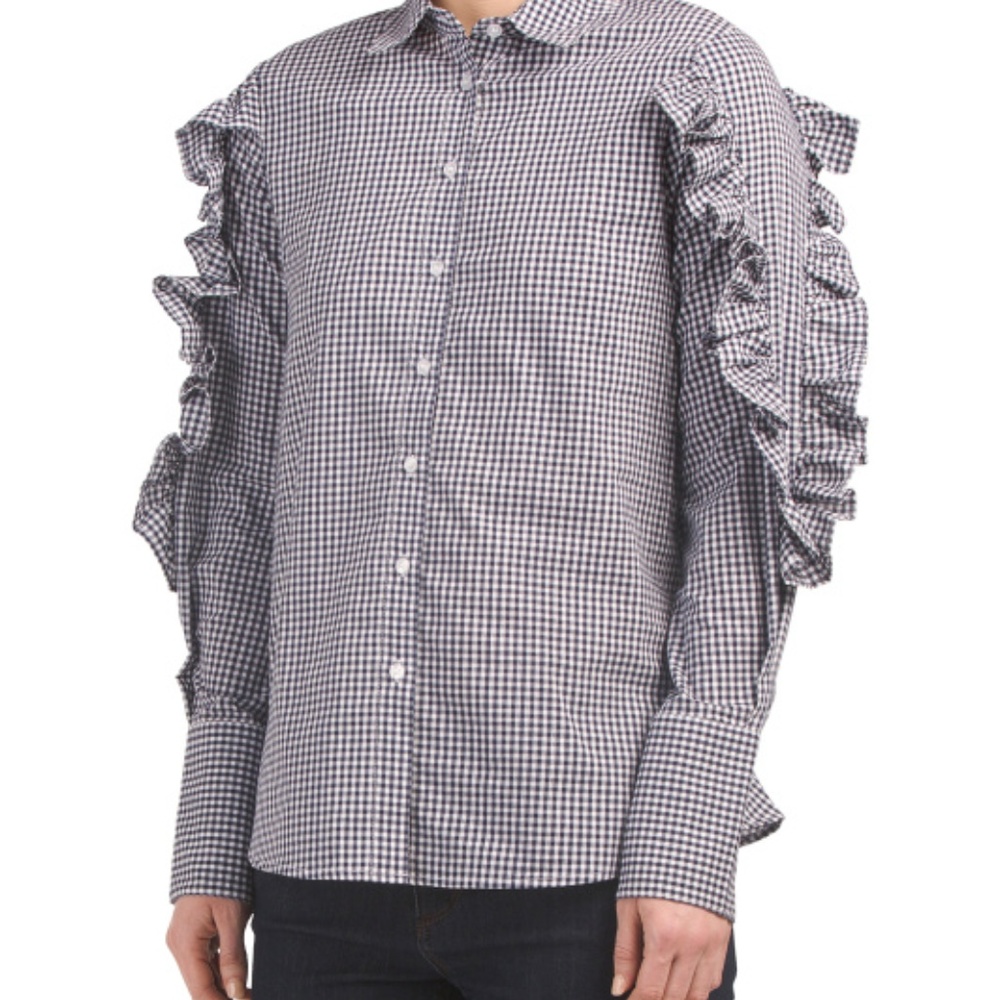 ROMEO & JULIET COUTURE Ruffle Top